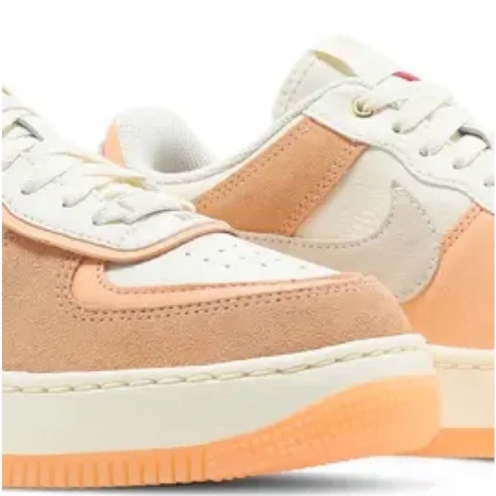 Nike Airforce Orange and Cream Sneakers